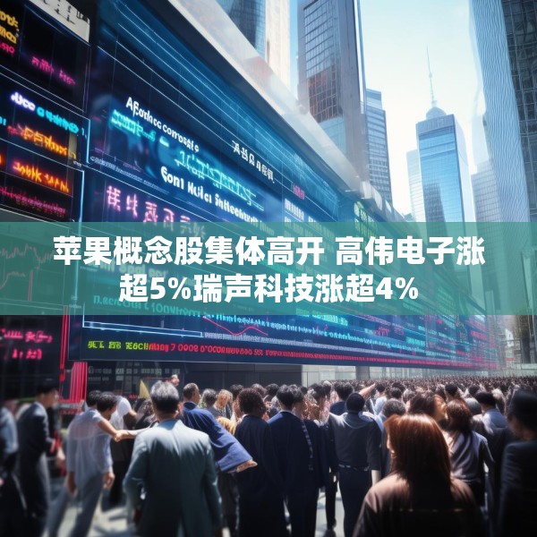 苹果概念股集体高开 高伟电子涨超5%瑞声科技涨超4%