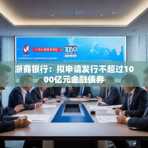 浙商银行：拟申请发行不超过1000亿元金融债券