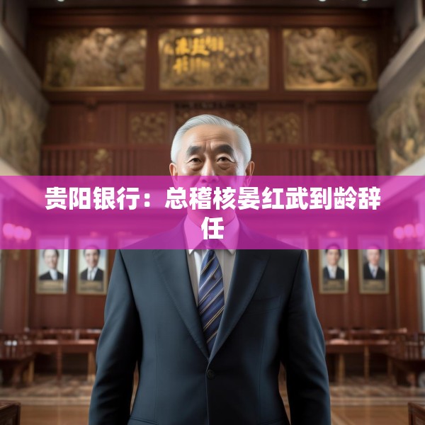 贵阳银行：总稽核晏红武到龄辞任