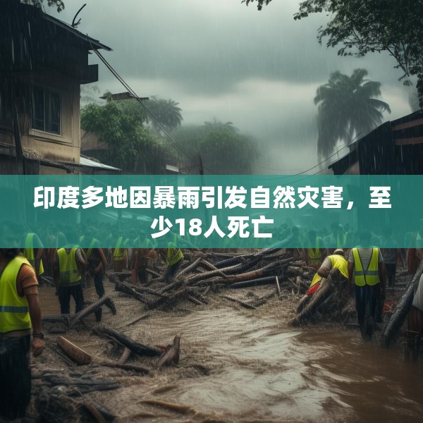 印度多地因暴雨引发自然灾害，至少18人死亡