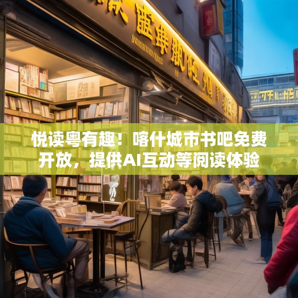 悦读粤有趣！喀什城市书吧免费开放，提供AI互动等阅读体验