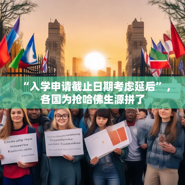 “入学申请截止日期考虑延后”，各国为抢哈佛生源拼了