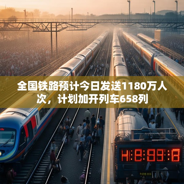 全国铁路预计今日发送1180万人次，计划加开列车658列
