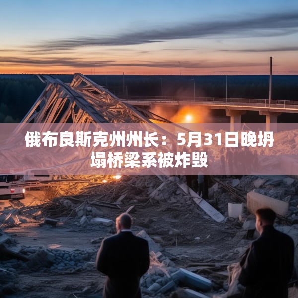俄布良斯克州州长：5月31日晚坍塌桥梁系被炸毁