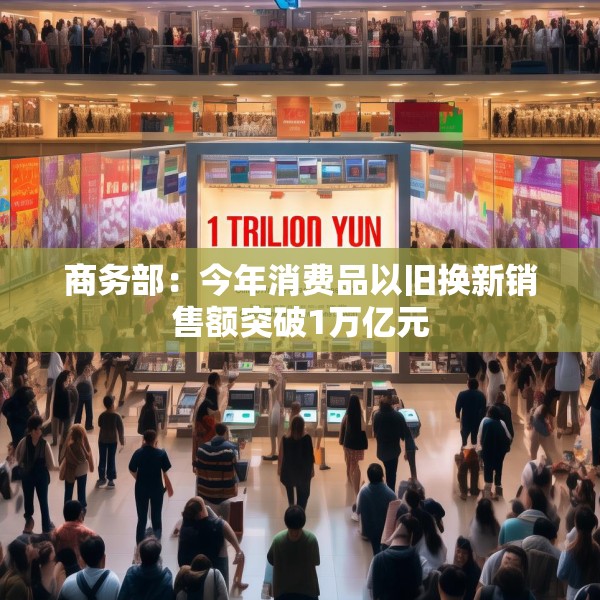 商务部：今年消费品以旧换新销售额突破1万亿元