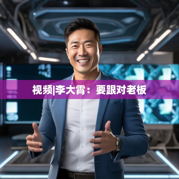 视频|李大霄：要跟对老板