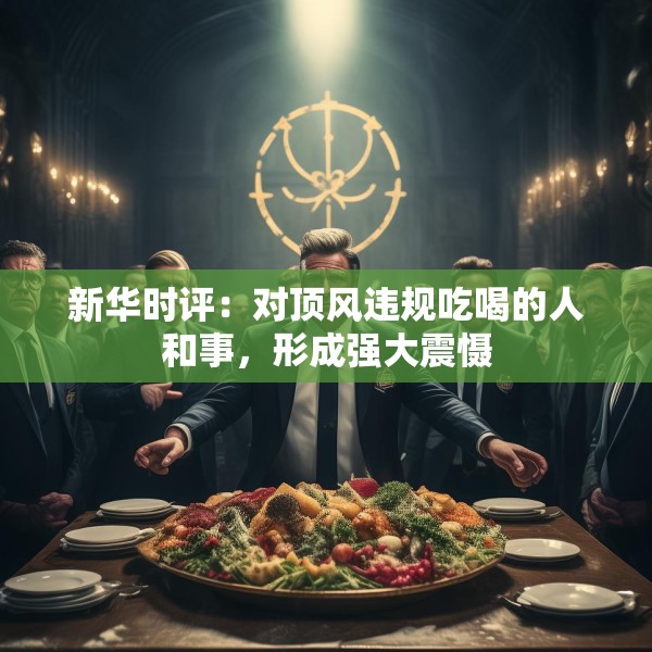 新华时评：对顶风违规吃喝的人和事，形成强大震慑