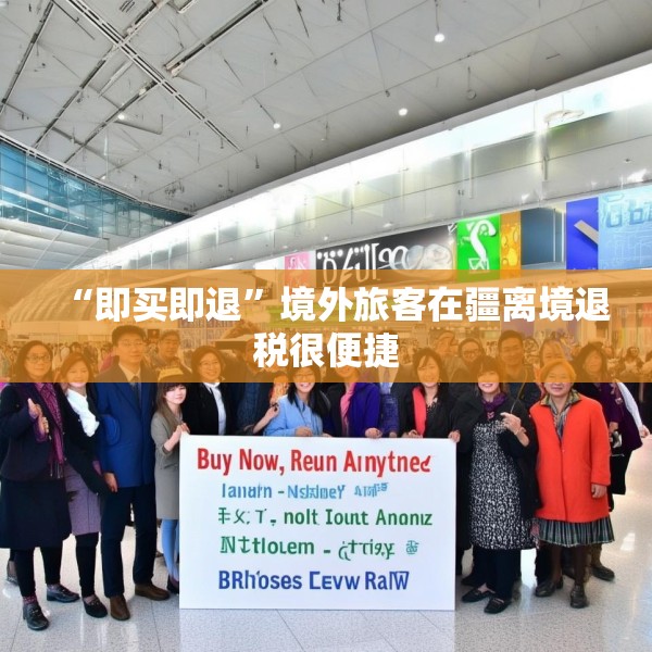 “即买即退”境外旅客在疆离境退税很便捷