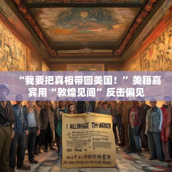 “我要把真相带回美国！”美籍嘉宾用“敦煌见闻”反击偏见
