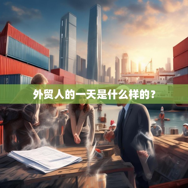 外贸人的一天是什么样的？