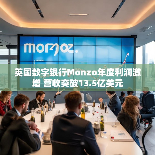 英国数字银行Monzo年度利润激增 营收突破13.5亿美元