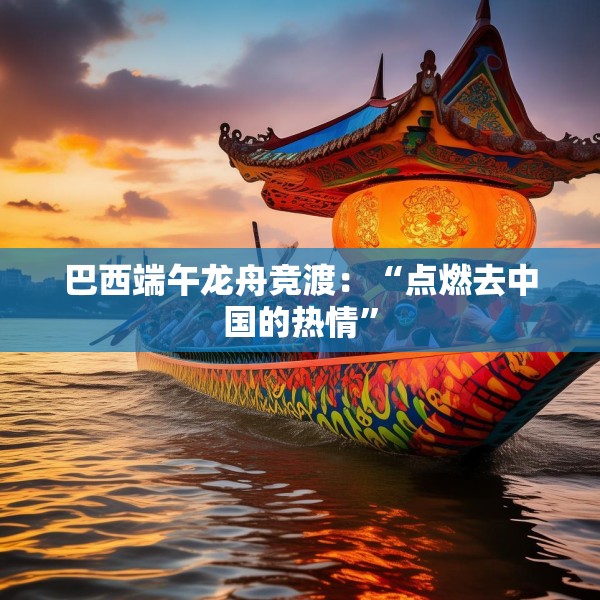 巴西端午龙舟竞渡：“点燃去中国的热情”