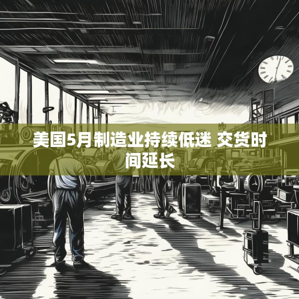 美国5月制造业持续低迷 交货时间延长