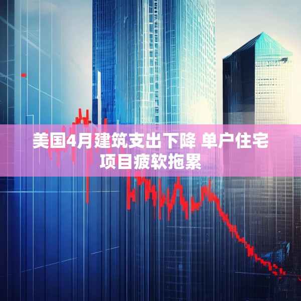 美国4月建筑支出下降 单户住宅项目疲软拖累
