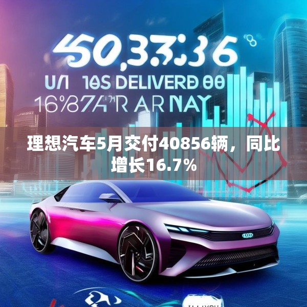 理想汽车5月交付40856辆，同比增长16.7%