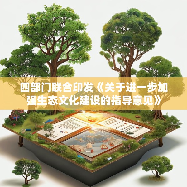 四部门联合印发《关于进一步加强生态文化建设的指导意见》