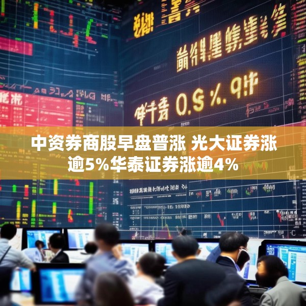 中资券商股早盘普涨 光大证券涨逾5%华泰证券涨逾4%