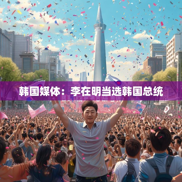 韩国媒体：李在明当选韩国总统