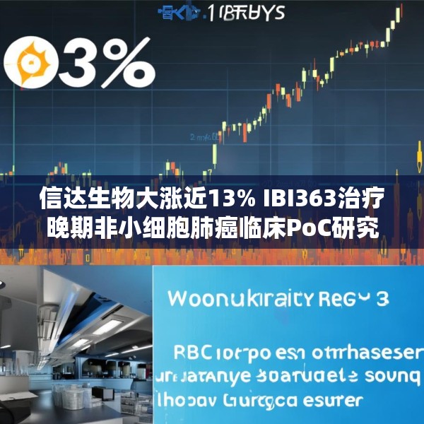 信达生物大涨近13% IBI363治疗晚期非小细胞肺癌临床PoC研究数据公布