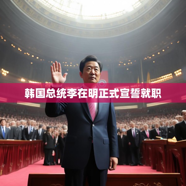 韩国总统李在明正式宣誓就职