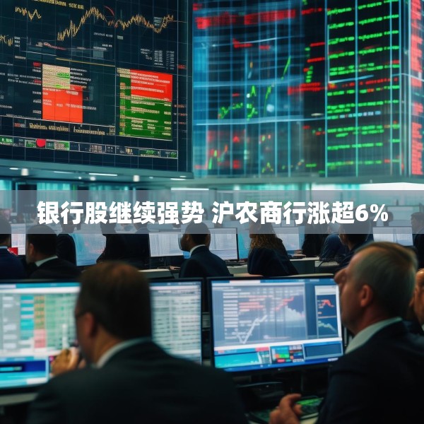 银行股继续强势 沪农商行涨超6%