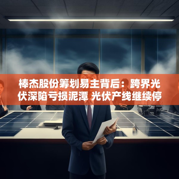棒杰股份筹划易主背后：跨界光伏深陷亏损泥潭 光伏产线继续停产