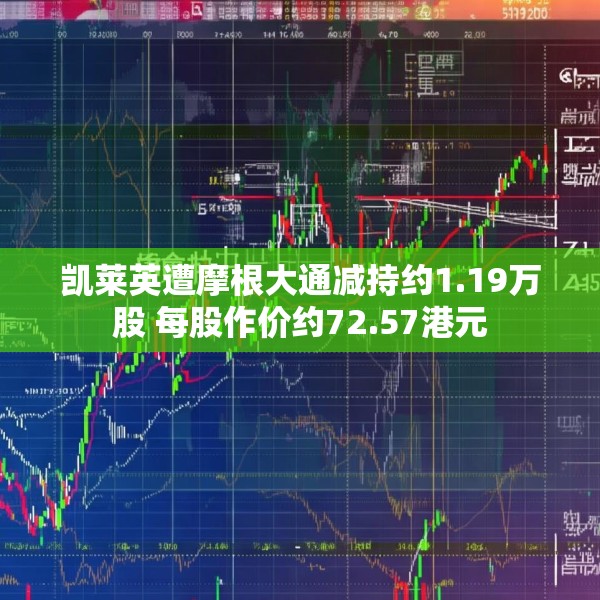 凯莱英遭摩根大通减持约1.19万股 每股作价约72.57港元