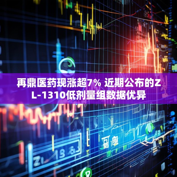 再鼎医药现涨超7% 近期公布的ZL-1310低剂量组数据优异