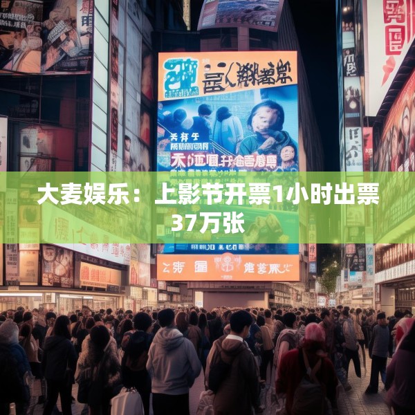 大麦娱乐：上影节开票1小时出票37万张
