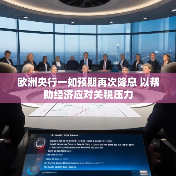 欧洲央行一如预期再次降息 以帮助经济应对关税压力