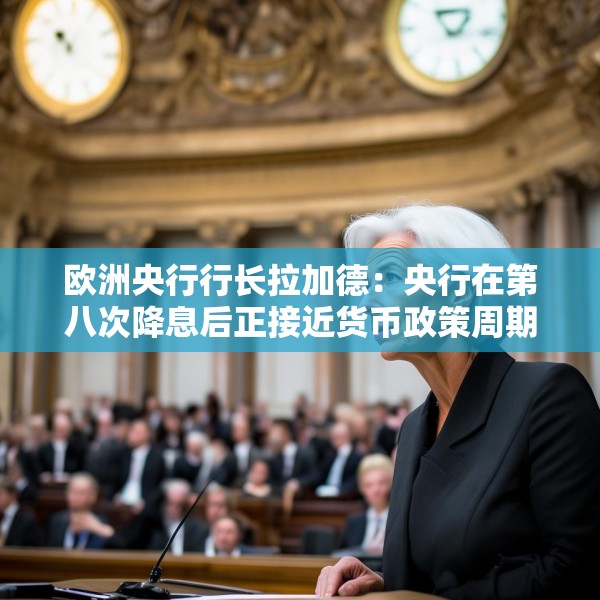 欧洲央行行长拉加德：央行在第八次降息后正接近货币政策周期尾声