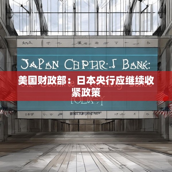 美国财政部：日本央行应继续收紧政策