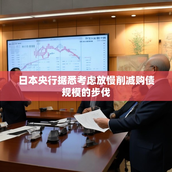 日本央行据悉考虑放慢削减购债规模的步伐