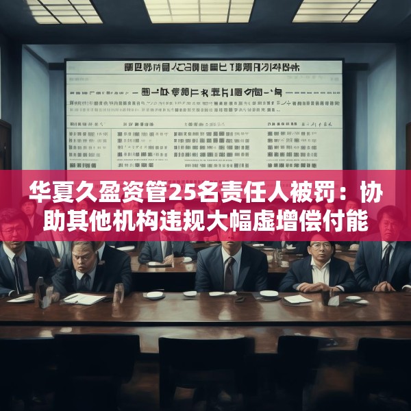 华夏久盈资管25名责任人被罚：协助其他机构违规大幅虚增偿付能力等