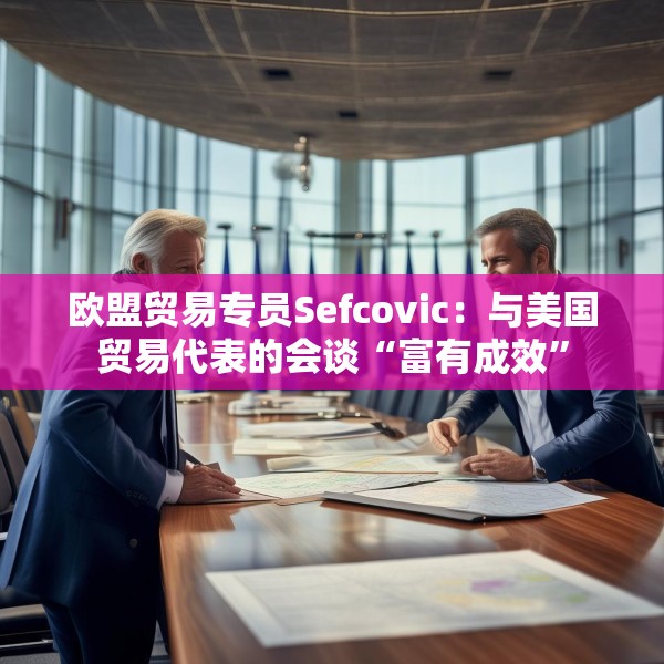 欧盟贸易专员Sefcovic：与美国贸易代表的会谈“富有成效”