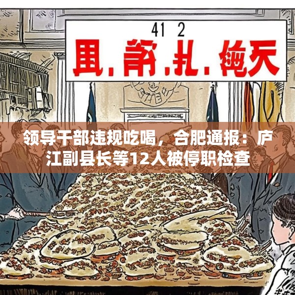 领导干部违规吃喝，合肥通报：庐江副县长等12人被停职检查
