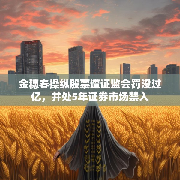 金穗春操纵股票遭证监会罚没过亿，并处5年证券市场禁入