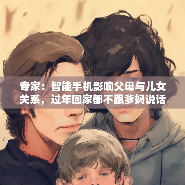 专家：智能手机影响父母与儿女关系，过年回家都不跟爹妈说话