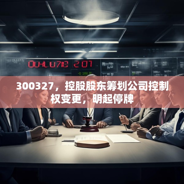 300327，控股股东筹划公司控制权变更，明起停牌