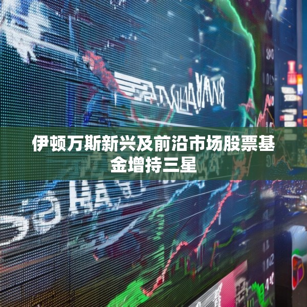伊顿万斯新兴及前沿市场股票基金增持三星
