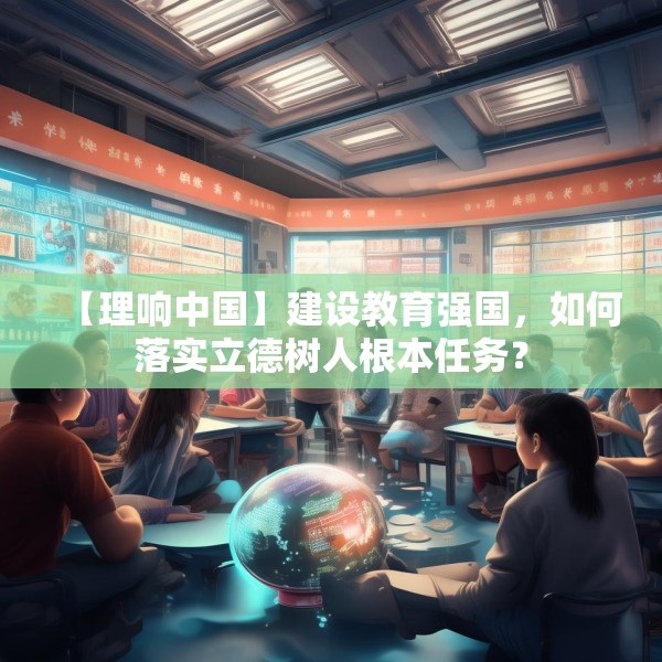【理响中国】建设教育强国，如何落实立德树人根本任务？