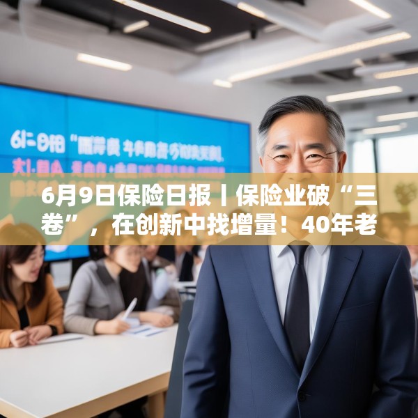6月9日保险日报丨保险业破“三卷”，在创新中找增量！40年老将杜嘉祺回归友邦保险