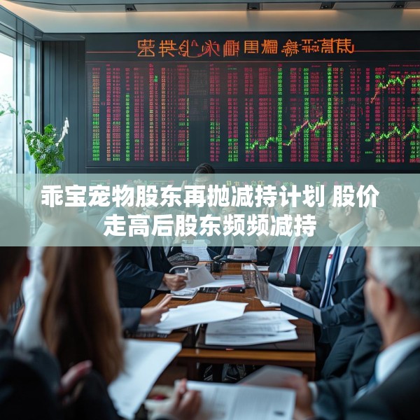 乖宝宠物股东再抛减持计划 股价走高后股东频频减持