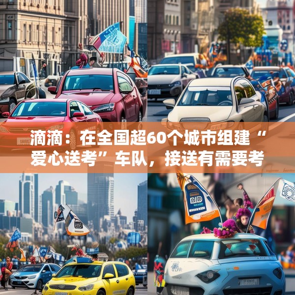 滴滴：在全国超60个城市组建“爱心送考”车队，接送有需要考生往返考场