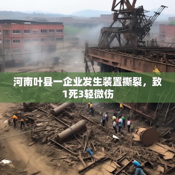 河南叶县一企业发生装置撕裂，致1死3轻微伤