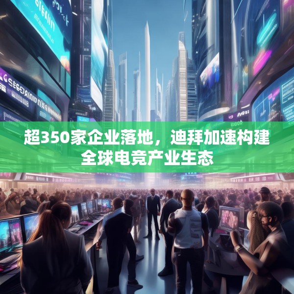 超350家企业落地，迪拜加速构建全球电竞产业生态