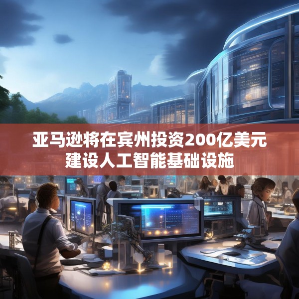 亚马逊将在宾州投资200亿美元建设人工智能基础设施