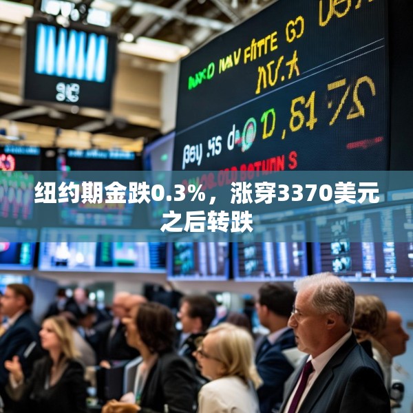 纽约期金跌0.3%，涨穿3370美元之后转跌