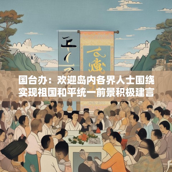 国台办：欢迎岛内各界人士围绕实现祖国和平统一前景积极建言献策