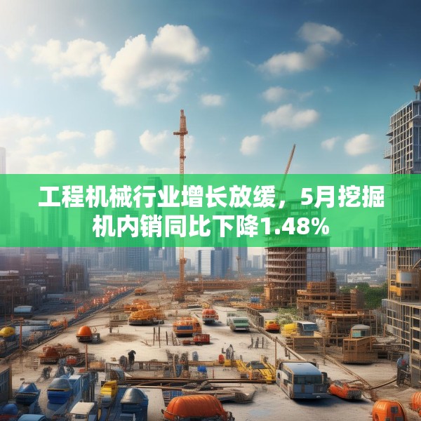 工程机械行业增长放缓，5月挖掘机内销同比下降1.48%